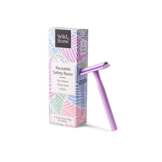 Wild & Stone | Reusable Safety Razor (Purple)