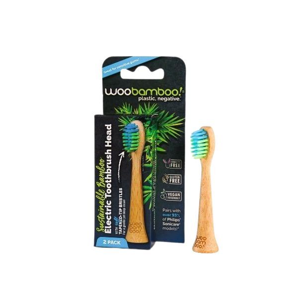 Woobamboo - Electronic Toothbrush Heads (2 Pack)