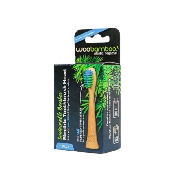 Woobamboo - Electronic Toothbrush Heads ( 6 Pack)