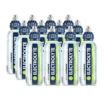 Wow Hydrate Electrolyte Lemon And Lime - 500Ml (X 12)