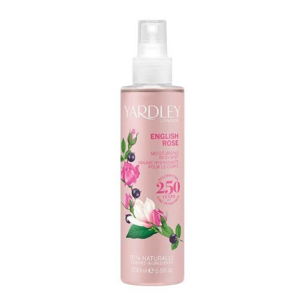 Yardley English Rose Fragrance Mist 200Ml