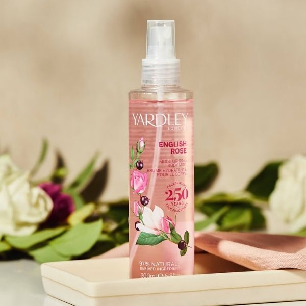 Yardley English Rose Fragrance Mist 200Ml