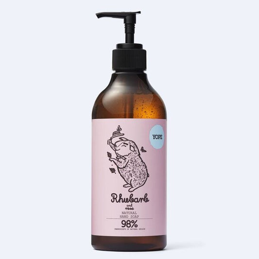 Yope Rhubarb & Rose Hand Soap 500Ml