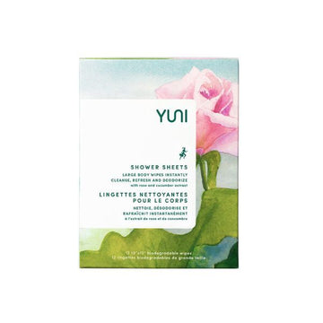 Yuni Beauty Rose Cucumber Shower Sheets Large - Box Of 12