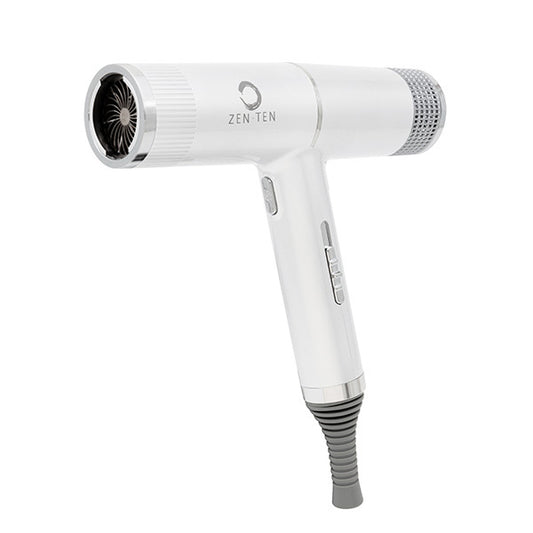 Zenten New Concept T-Shape Lightweight Hair Dryer White