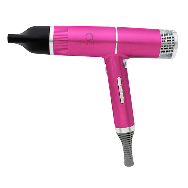 Zenten New Concept T-Shape Lightweight Hair Dryer Hot Pink