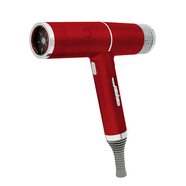 Zenten New Concept T-Shape Lightweight Hair Dryer Red Satin