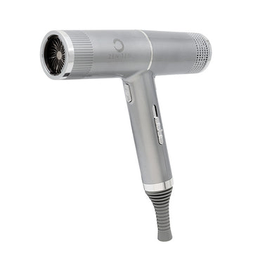 Zenten New Concept T-Shape Lightweight Hair Dryer Silver