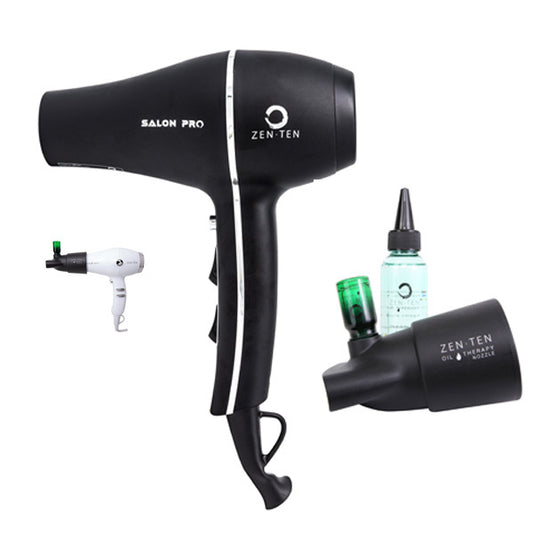 Zen.Ten Salon Pro Hair Dryer With Argan Oil Therapy Nozzle