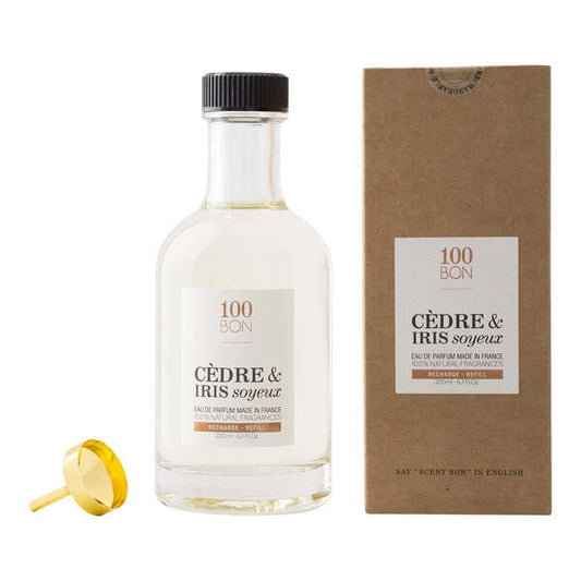 100Bon Cèdre & Iris Soyeux Edp 200Ml Refill