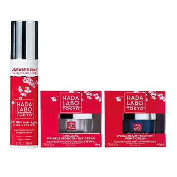 Hada Labo Super Ha Anti-Ageing Range Bundle