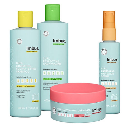 Imbue 4 Step Wash Day Bundle For Curls