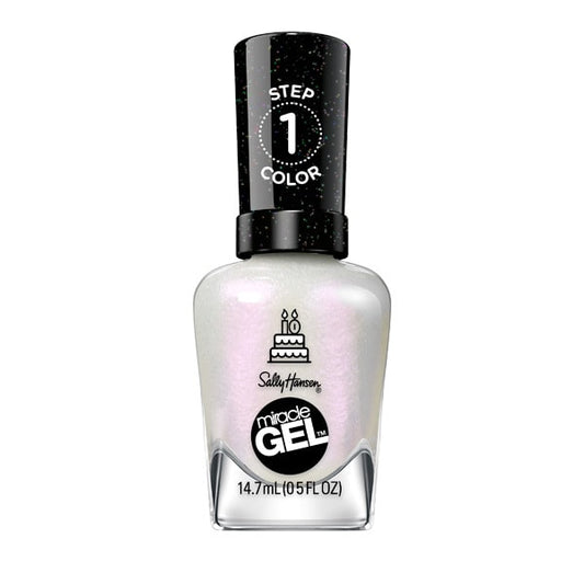 Sally Hansen Miracle Gel Nail Polish - Twinkle Whites