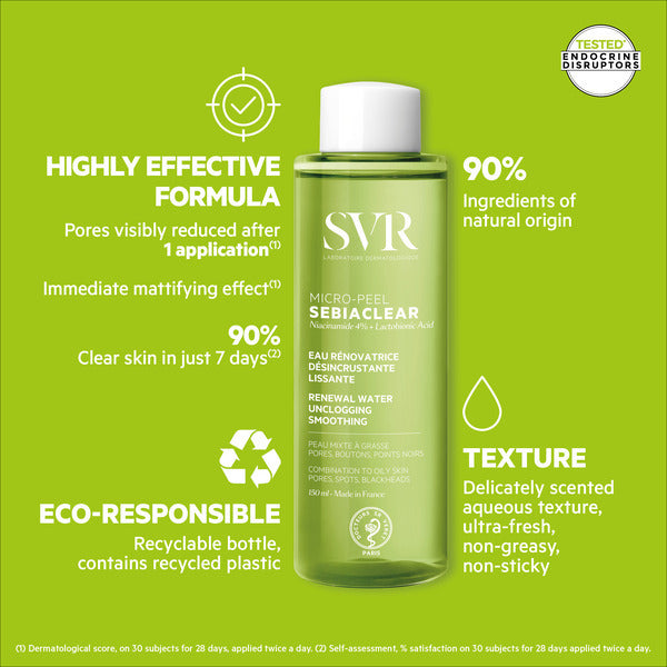 Svr Sebiaclear Micro-Peel Unclogging Renewal Essence 150Ml