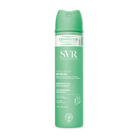 Svr Spirial Vegetal Compressed Natural 48Hr Deodorant 75Ml