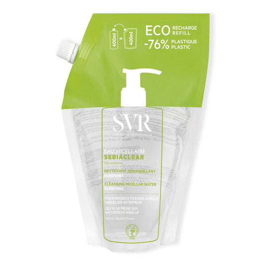 Svr Sebiaclear Cleansing Micellar Water For Oily Skin 400Ml