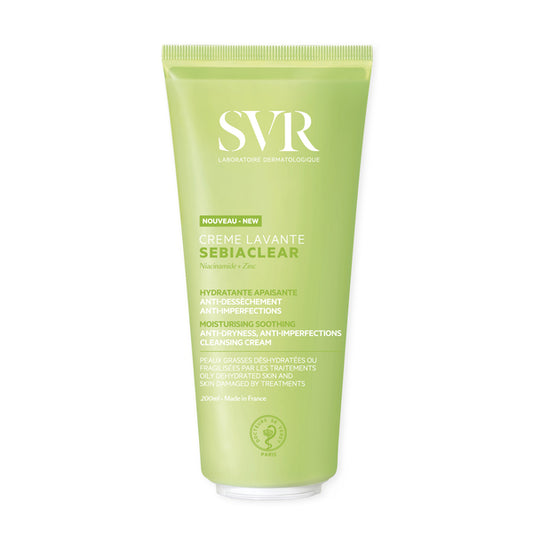 Svr Sebiaclear Soothing Face Wash-Off Cream Cleanser, 200Ml