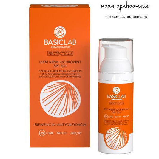 Basiclab Light Protective Cream Spf50 + 50Ml