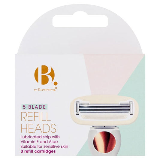 B. 5 Razor Blade Refills X 3
