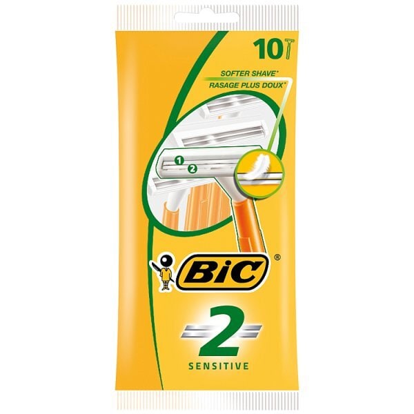 Bic 2 Sensitive Shaver Pack X 10