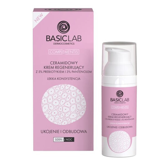 Basiclab Ceramide Regenerating Cream Light Consistency 50Ml