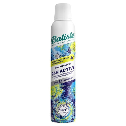 Batiste 24H Active Dry Shampoo Sweat Activated Technology