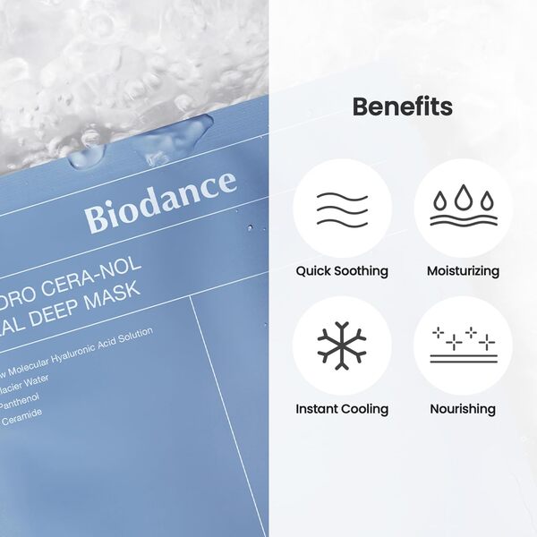 Biodance Hydro Cera-Nol Real Deep Mask Sheet Box Of 4
