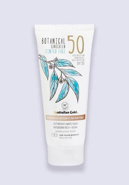 Australian Gold Tinted Mineral Face Lotion Spf 50 Medium