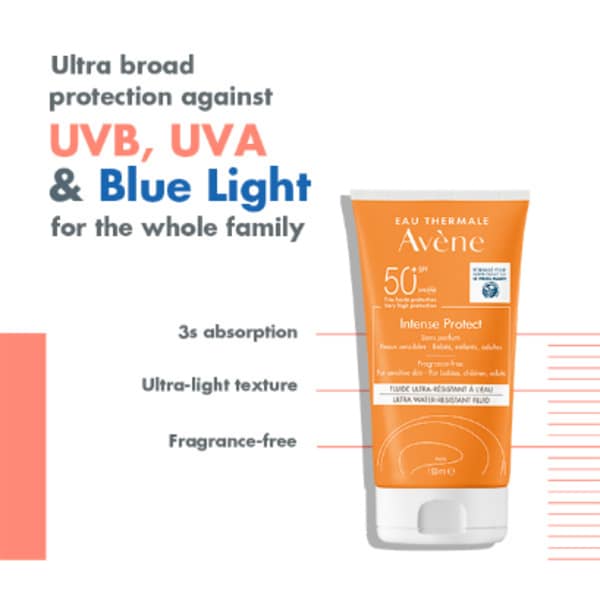 Avène Intense Protect Suncream Fluid Spf50+ 150Ml