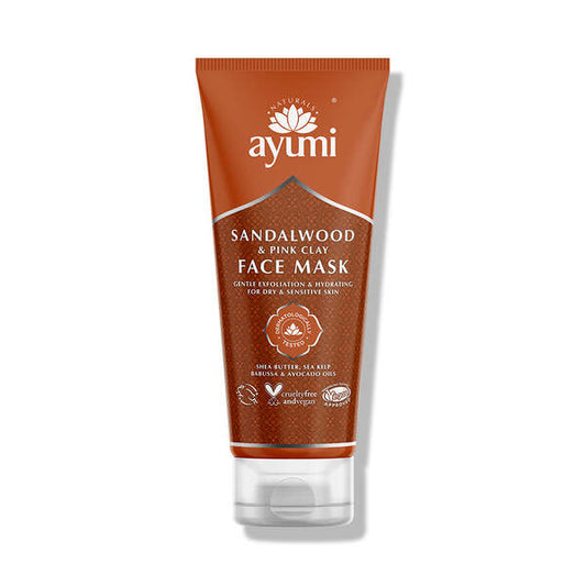 Ayumi Naturals Sandalwood & Pink Clay Face Mask 100Ml