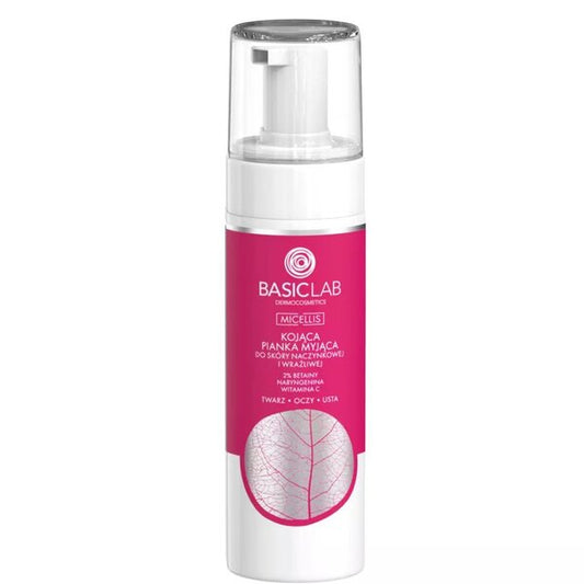 Basiclab Cleansing Foam For Capillary, Sensitive Skin 150Ml