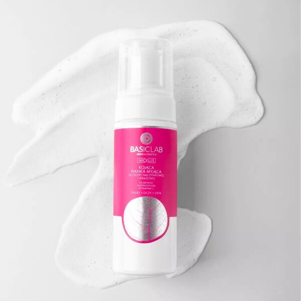 Basiclab Cleansing Foam For Capillary, Sensitive Skin 150Ml
