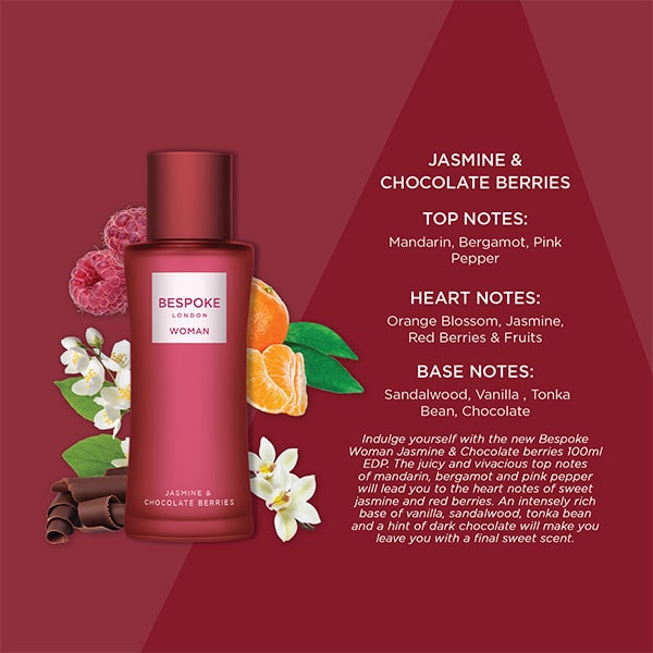 Bespoke Jasmine And Chocolate Berries Edp 100Ml