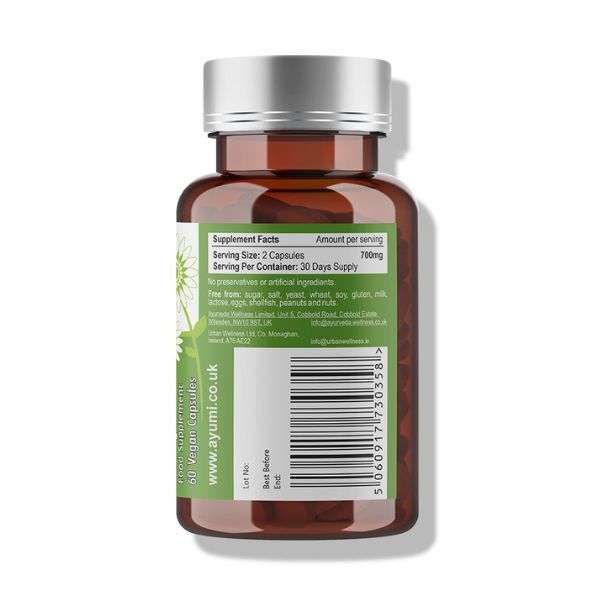 Ayumi Naturals Moringa Vegan Capsules 60Ct