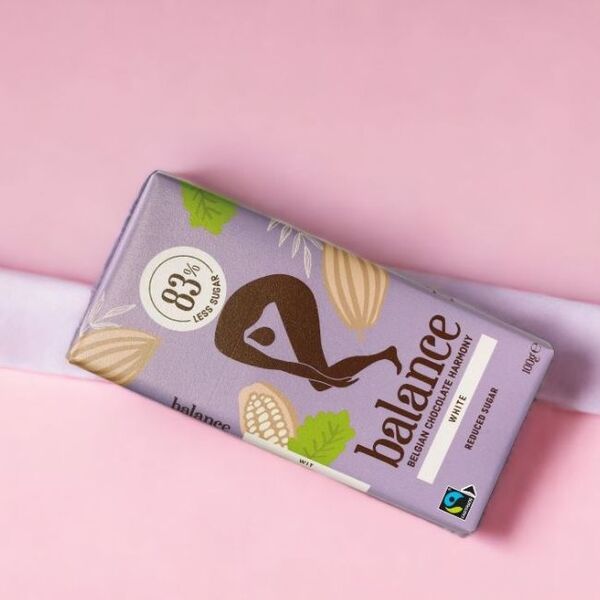 Balance Diabetic White Chocolate Bar No Added Sugar 100G