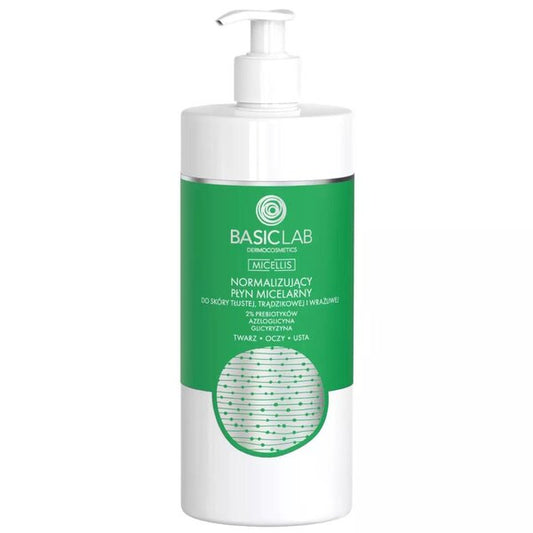 Basiclab Micellar Water For Oily, Acne-Prone Skin 500Ml