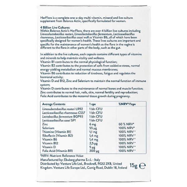 Balance Activ Herflora Supplement 30S