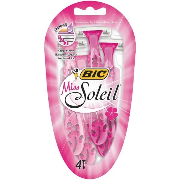 Bic Miss Soleil Triple Blade Disposable Razor - X4