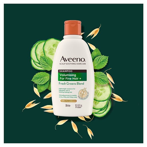 Aveeno Volumising Fresh Greens Shampoo 300Ml