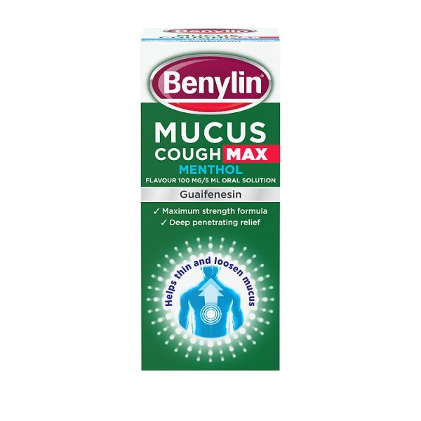 Benylin Mucus Cough Max Menthol Syrup 150Ml