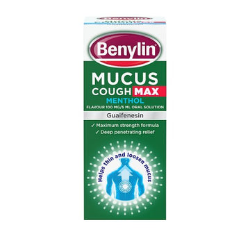 Benylin Mucus Cough Max Menthol Syrup 150Ml