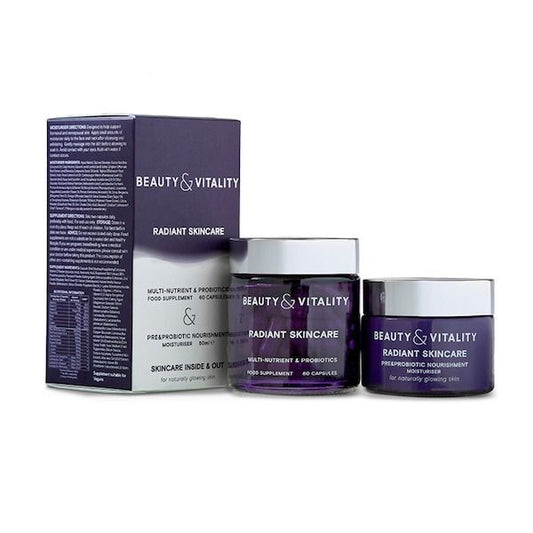 B&V Radiant Skincare Dual Product Kit 50Ml+60Tabs