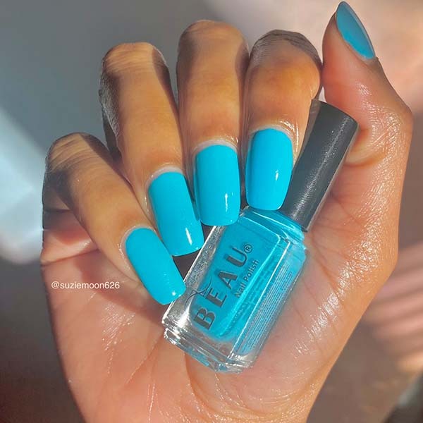 Beau Polish What You Cyan Neon Nail Polish 10Ml
