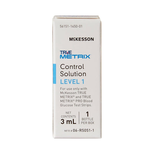 McKesson TRUE METRIX Control Solution Level 1, Blood Glucose Meters, 3 mL, 1 Count