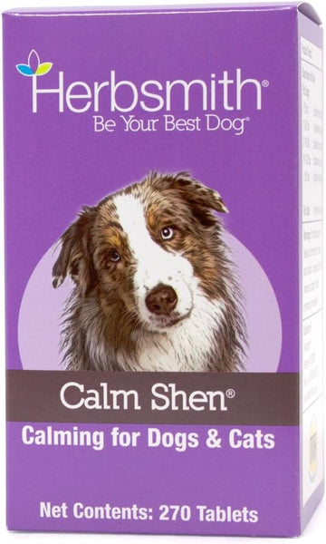 Herbsmith Calm Shen Herbal Blend For Dogs & Cats, 90 Tablets