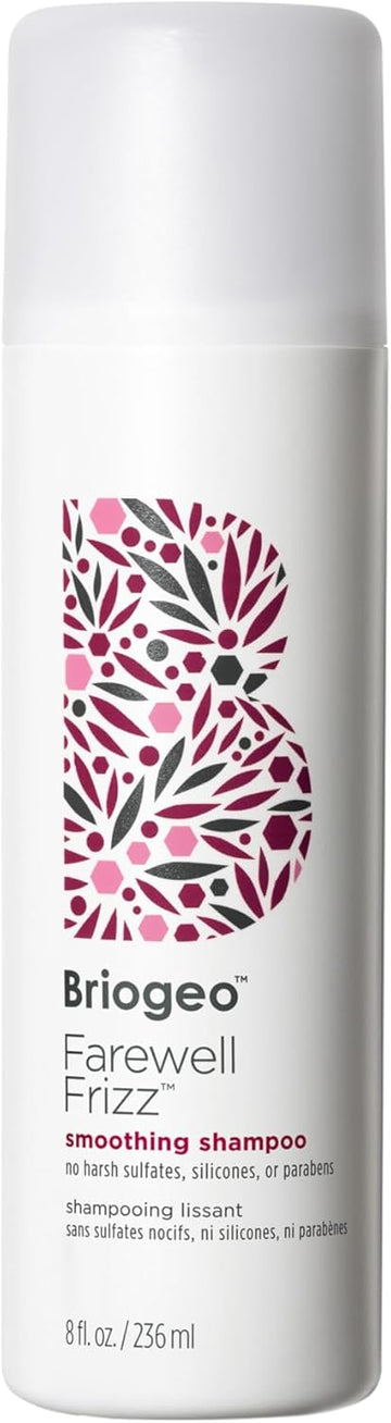 Briogeo Farewell Frizz Smoothing Shampoo, Tame Frizz And Restore Shine To Dull, Dry Hair, Vegan, Phalate & Paraben-Free - 236Ml
