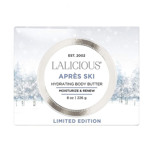 Lalicious Après Ski Body Butter - Hydrating Body Moisturizer With Shea Butter - No Parabens (8Oz)