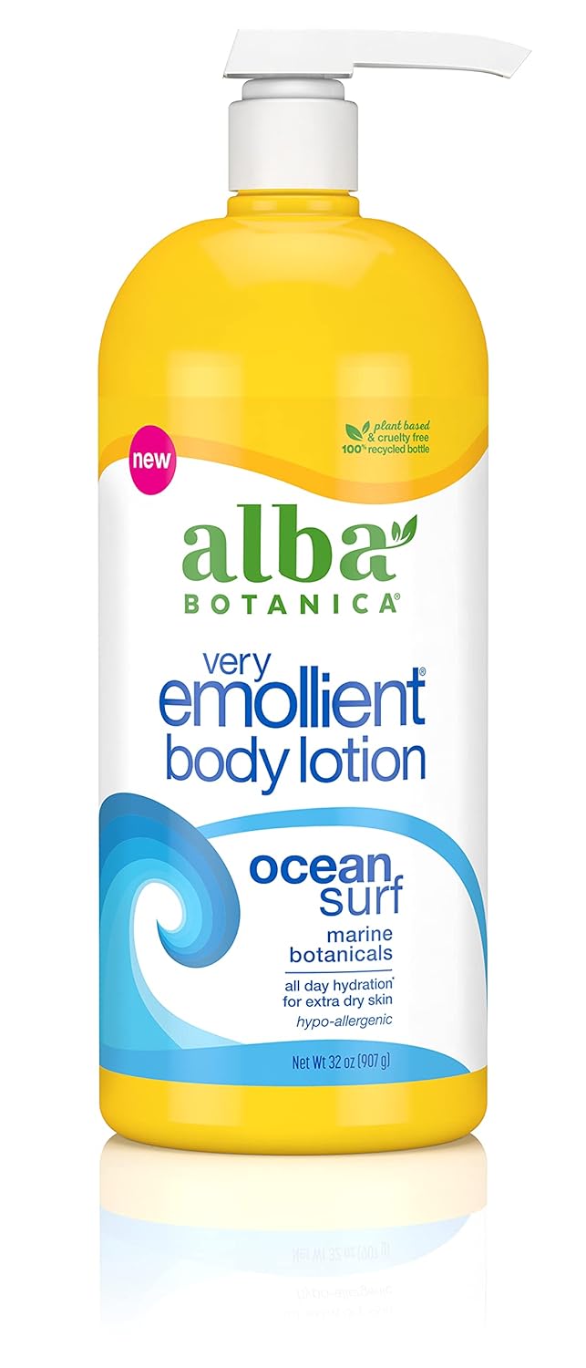 Alba Botanica Very Emollient Body Lotion, Ocean Surf, 32 Oz : Beauty & Personal Care