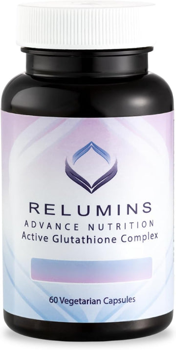 Relumins Advance White Active Glutathione Complex -Oral Lightening Formula Capsules With 6X Boosters- Brightens, Repairs & Rejuvenates Skin 60 Capsules