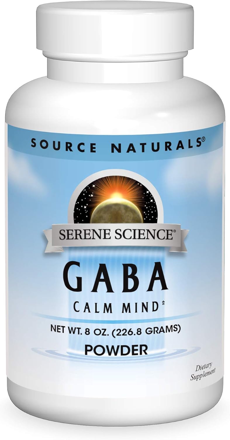 Source Naturals Serene Science Gaba, 750 Mg - 8 Oz Powder